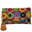arpera hawaii 3 in 1 terracota leather clutch multicolor C11516-8A